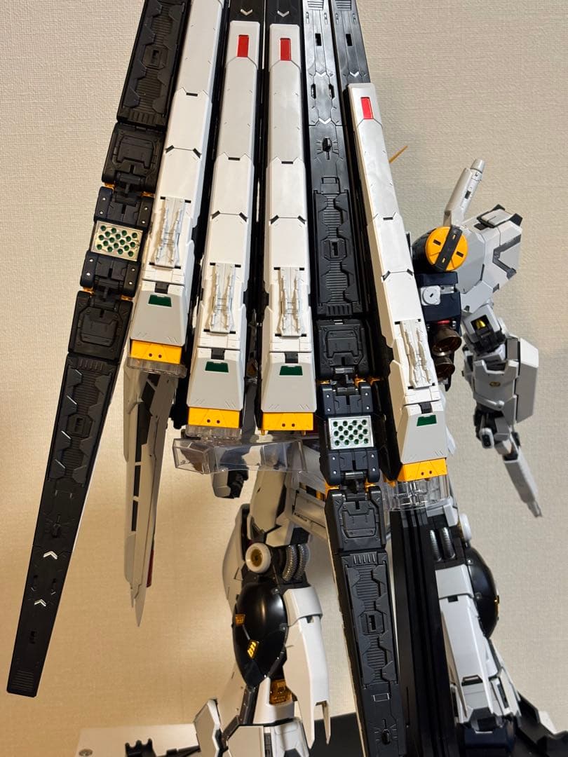 【ガンプラ完成品】 PGU νガンダム LEDユニット点灯確認済 取説有り