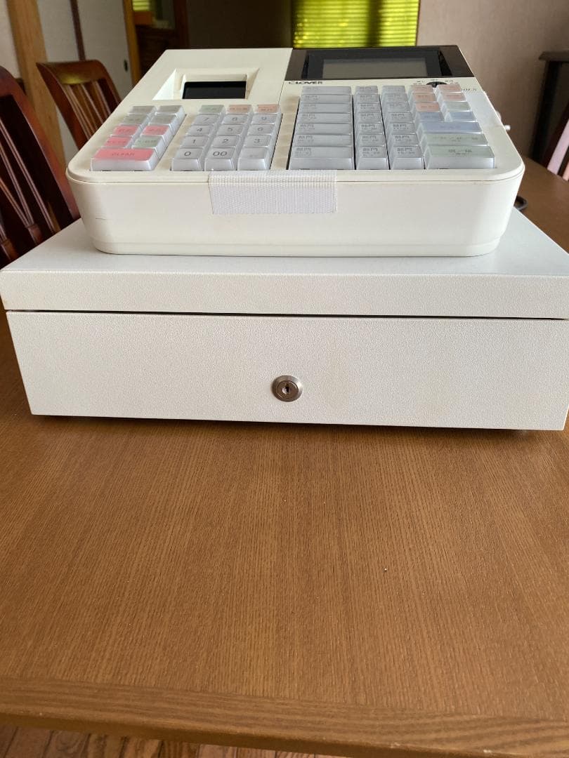 CLOVER JET-650LS 電子レジスター　バーコ－ドスキャナー付