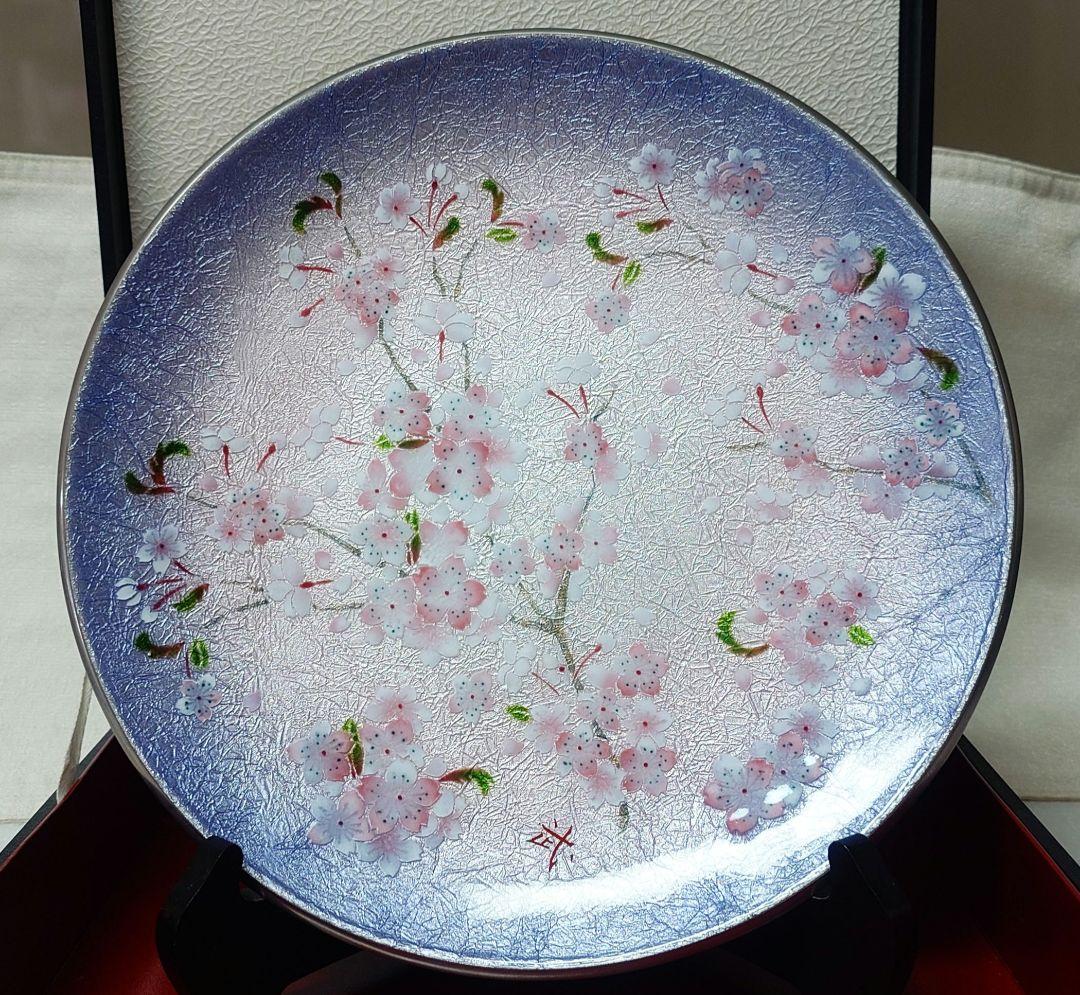 七宝焼 飾り皿 大皿