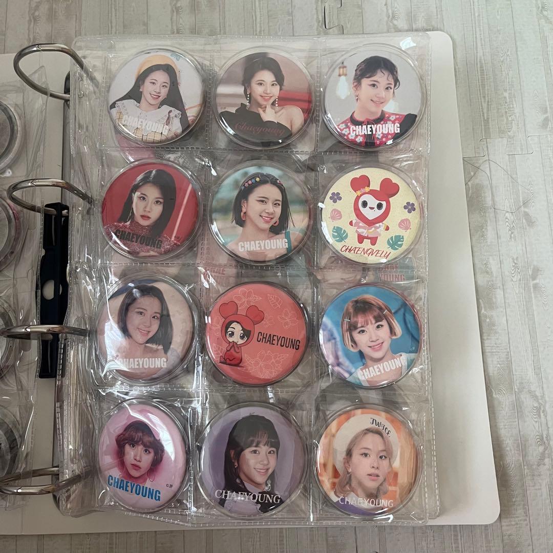 TWICE チェヨン 缶バッジ セット gogofightin