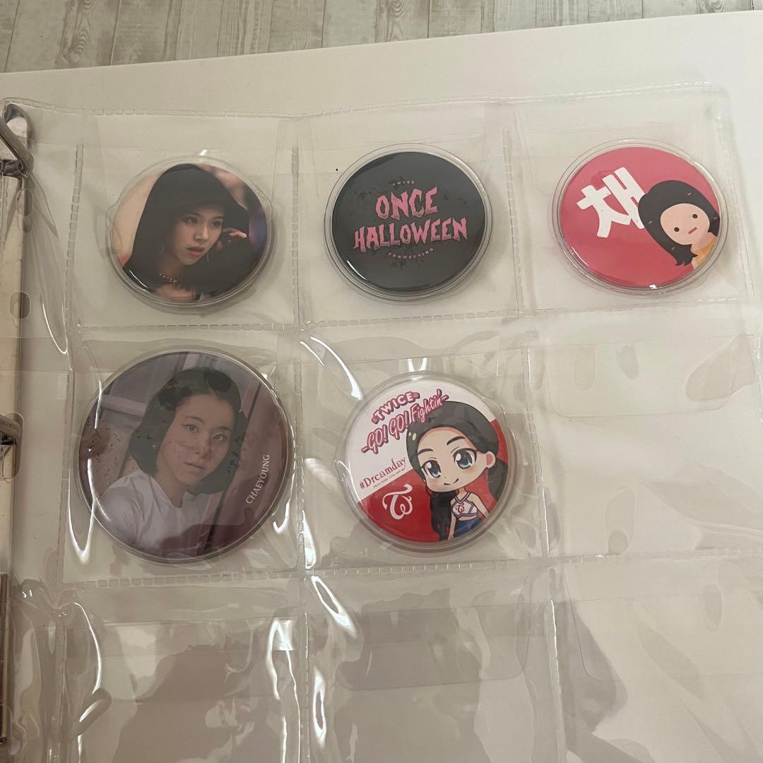 TWICE チェヨン 缶バッジ セット gogofightin