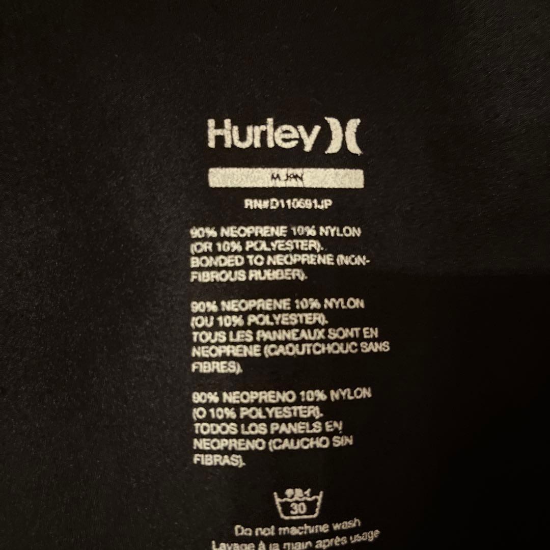 Hurley Fusion 202 ブラック ノースリーブベスト