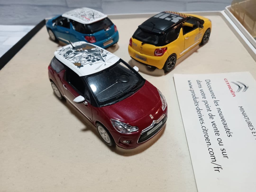 1/43 シトロエン　DS3 ディーラー品　ミニカー　3台セット
