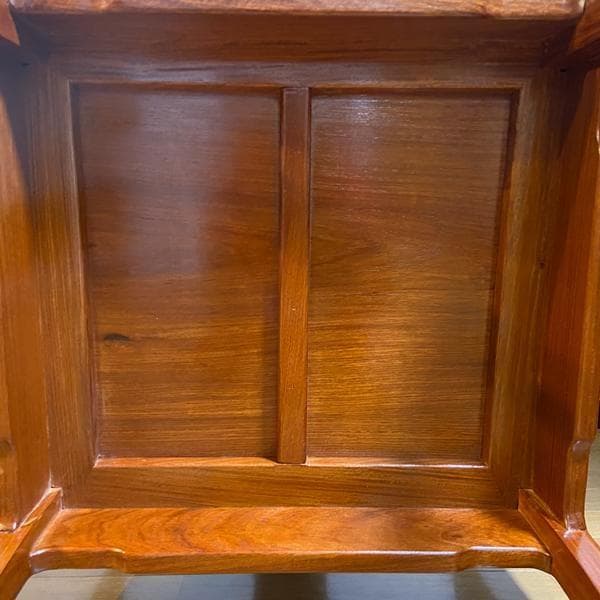 Y②高級 花梨？中国椅子 アンティーク風 インテリア 家具 木製 ひじ掛け 椅子