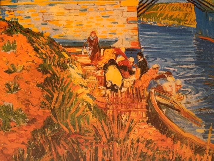 値下げしました！アルルの跳ね橋(馬車)ヴィンセント・ヴァン・ゴッホ　6号