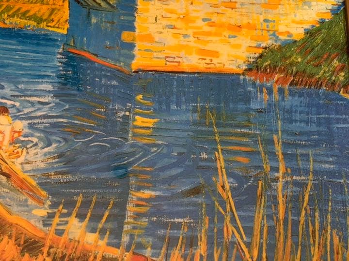 値下げしました！アルルの跳ね橋(馬車)ヴィンセント・ヴァン・ゴッホ　6号