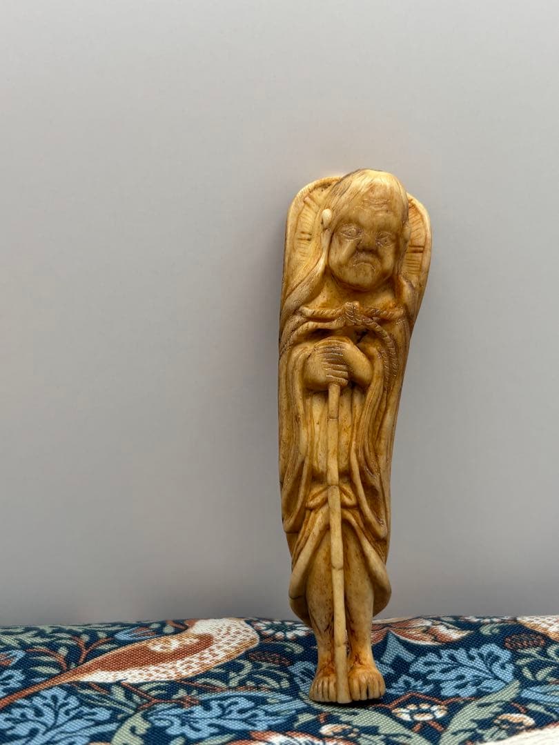 仙人　時代提物 根付 アンティーク　印籠