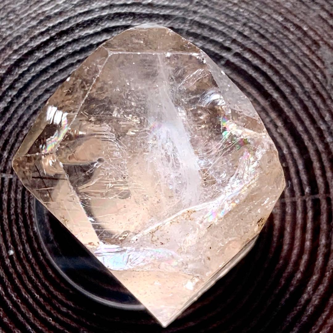 美し過ぎるピーチカラートパーズ原石175ct/非加熱/鉱物標本