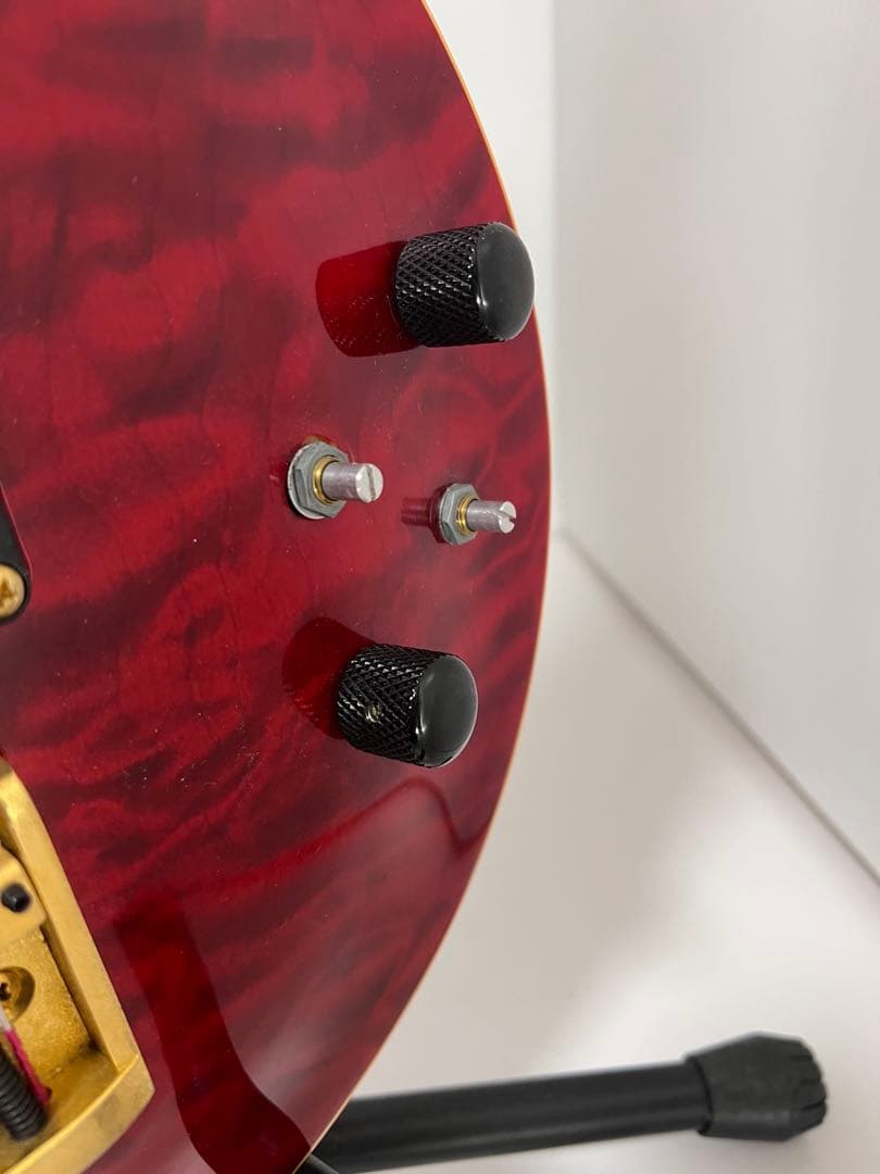 幻のAria ProII レスポール ベース 4弦 希少カラー RED GOLD