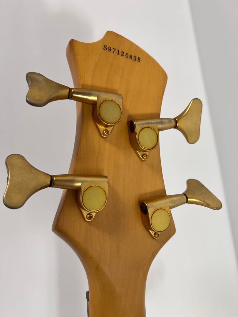 幻のAria ProII レスポール ベース 4弦 希少カラー RED GOLD