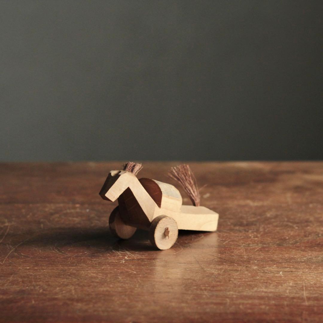 キジ車 北山田 郷土玩具 木地馬 民芸 古道具 アンティーク