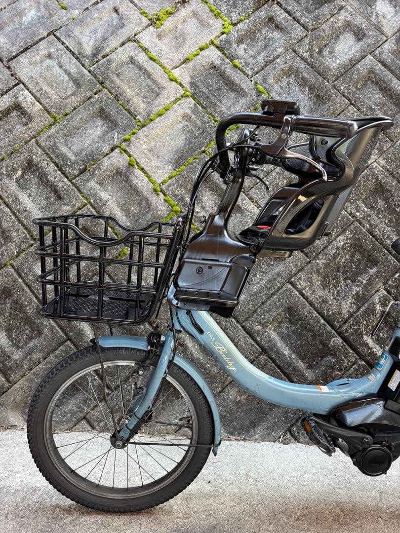 Yamaha PAS Babby 電動自転車12.3Ah バッテリー青