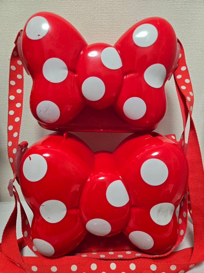 お*こ様 ディズニーリゾート　ミニーちゃん　リボン　ポップコーンバケット　２コ