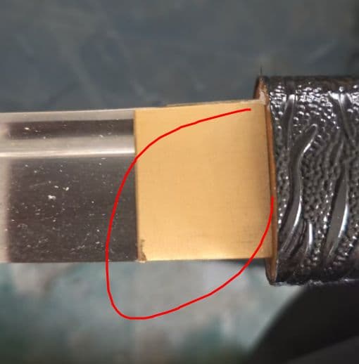 ギブソン 金色装飾の武具