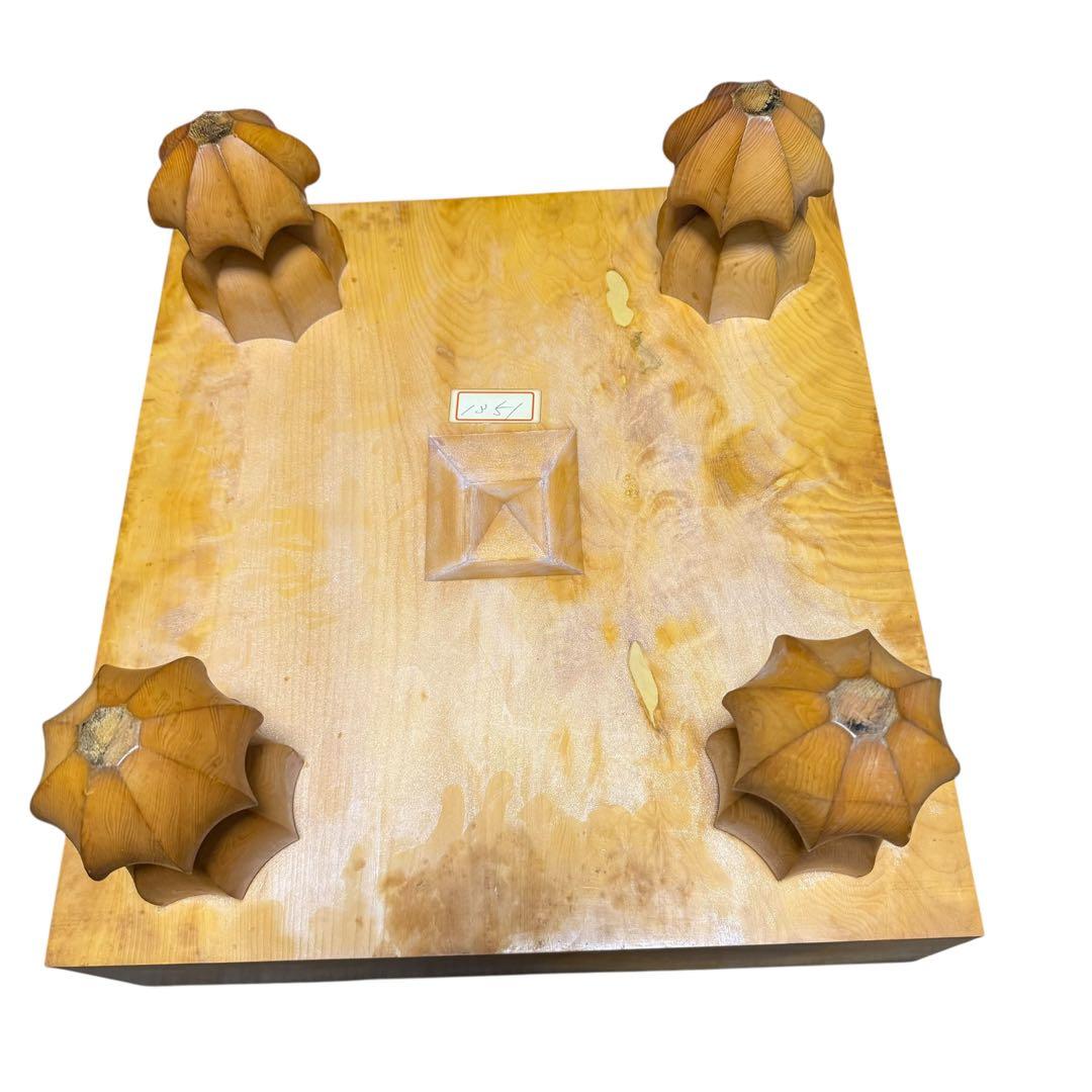 【極美品】本榧碁盤＆蛤碁石182個セット桐覆い 布カバー付き