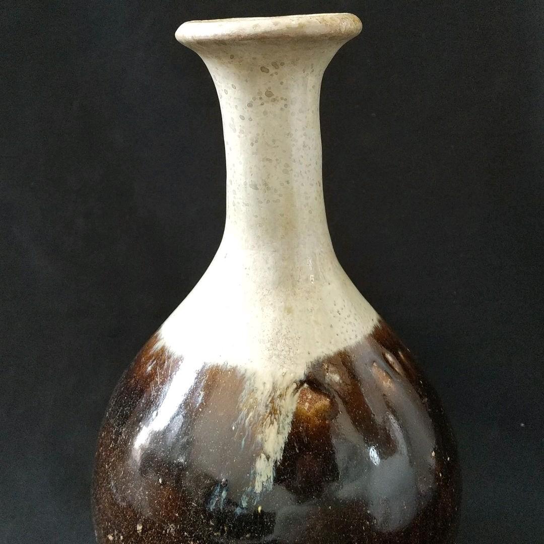 桃山～江戸初期 朝鮮唐津徳利 美術館級 古箱有り 貴重 骨董 茶道具