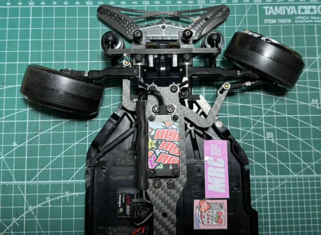 TT02　 メタルガレージ　ハイマウントモーターマウント　DDSSアッパーデッキ