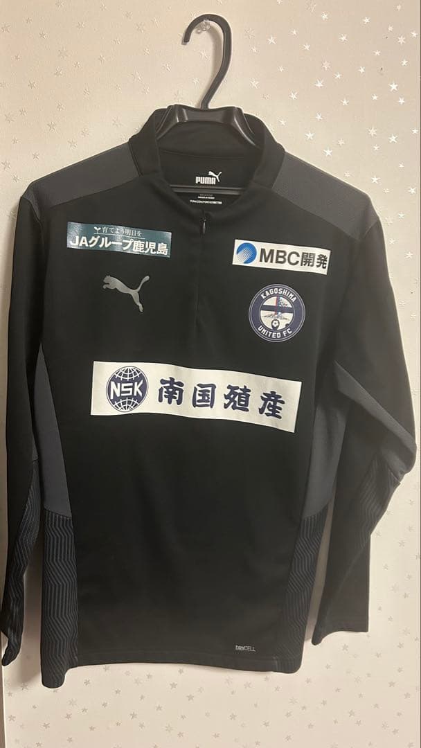 鹿児島ユナイテッド　トレーニングウェアレア商品プーマ ハーフジップジャージ支給品