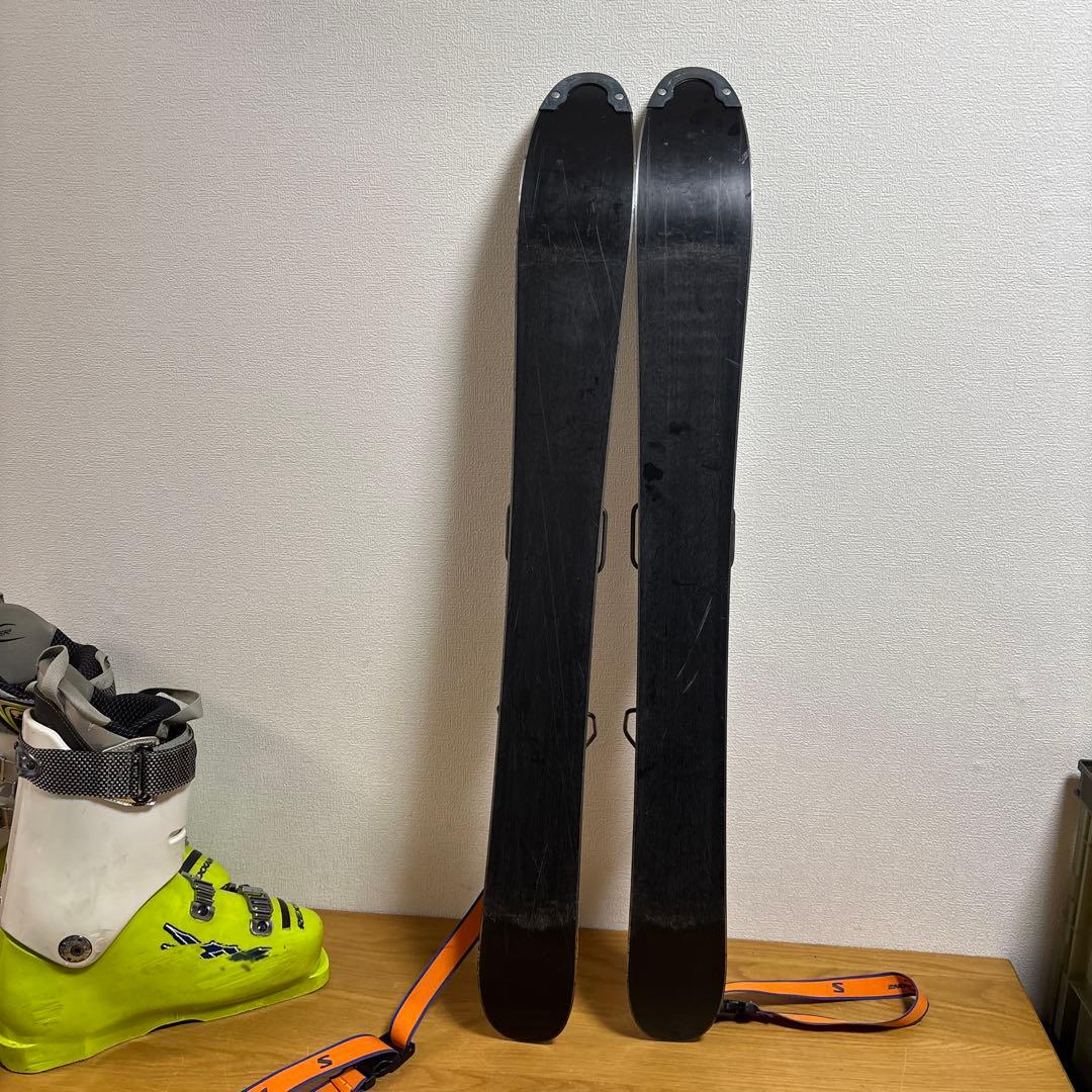 メンズ　ショートスキー　ファンスキーセット　Salomon 26cm ブーツ付