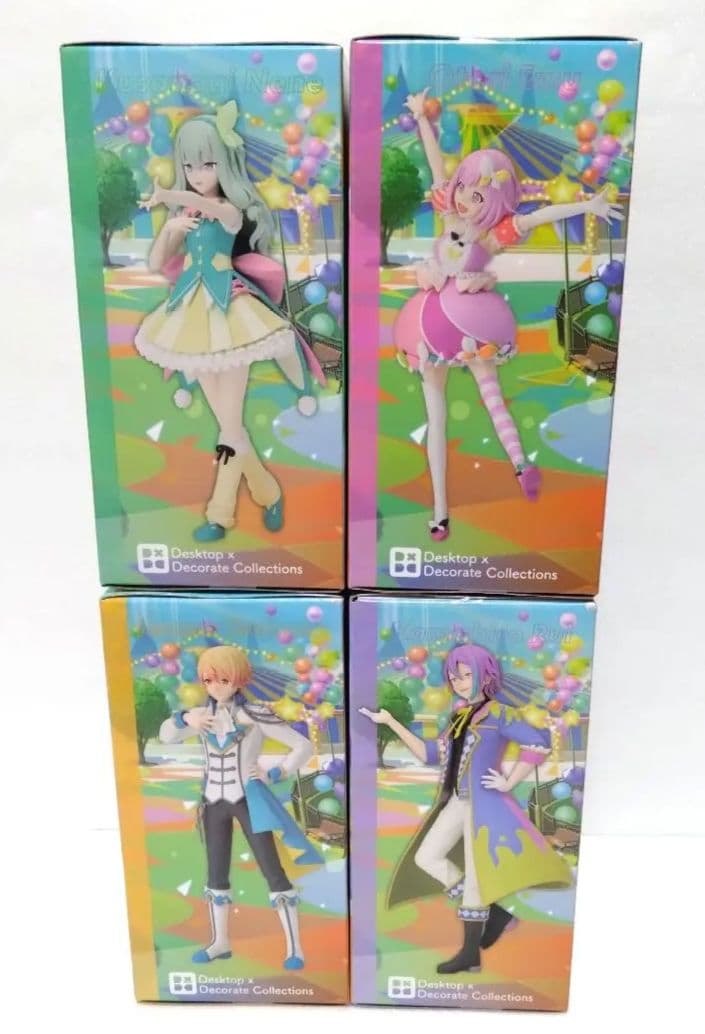 【ワンダショ】フィギュア／劇場版ふわぷち　ミニぬいぐるみ　各４種セット