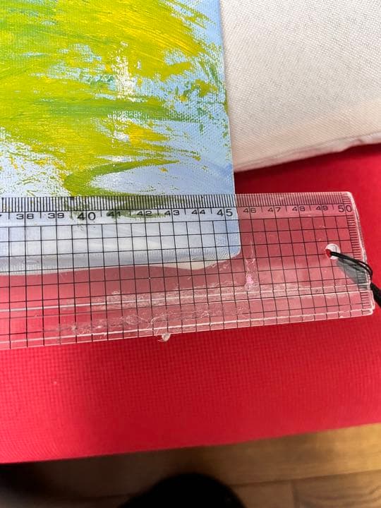 絵画　宇宙　海　イラスト　キャンバス