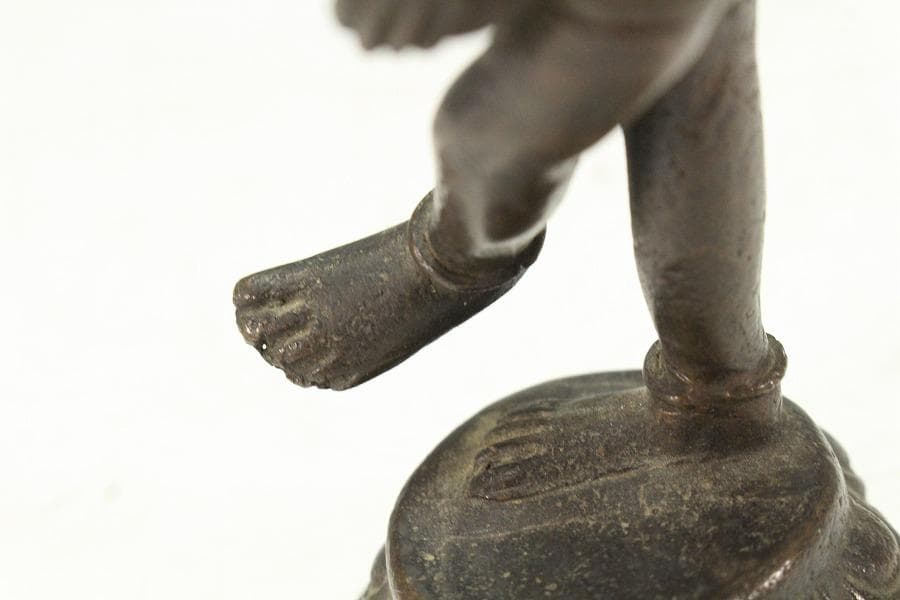 古銅 踊子 像 ガンダーラ 仏教(K-XA902)