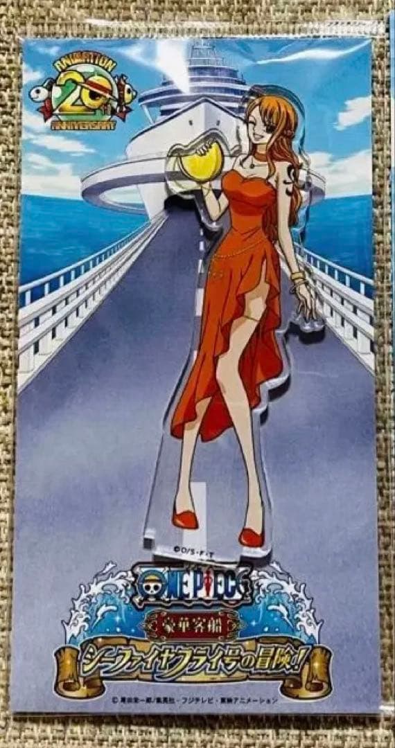 ワンピース ナミ シーファイヤフライ号 アクリルスタンド 海ほたる 限定 レア