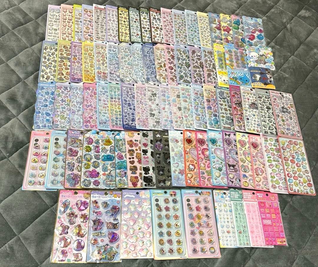 ボンボンドロップ等　シールまとめ売り【82点】