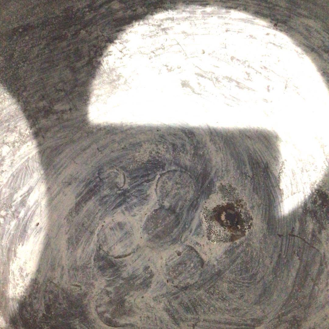 Ｐ７４２　茶釜　『釜師　佐藤清光造』『遠山霰』『透木釜』　共箱　茶道具