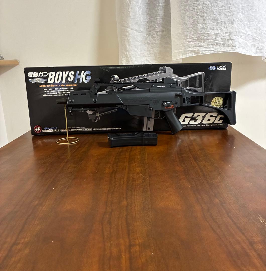 美品　東京マルイ カスタム品　H&K G36C ボーイズ　電動　金属ピニオンギア