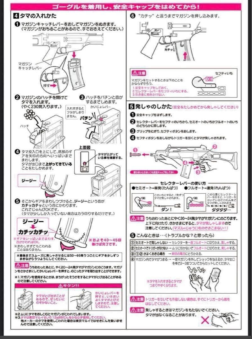 美品　東京マルイ カスタム品　H&K G36C ボーイズ　電動　金属ピニオンギア