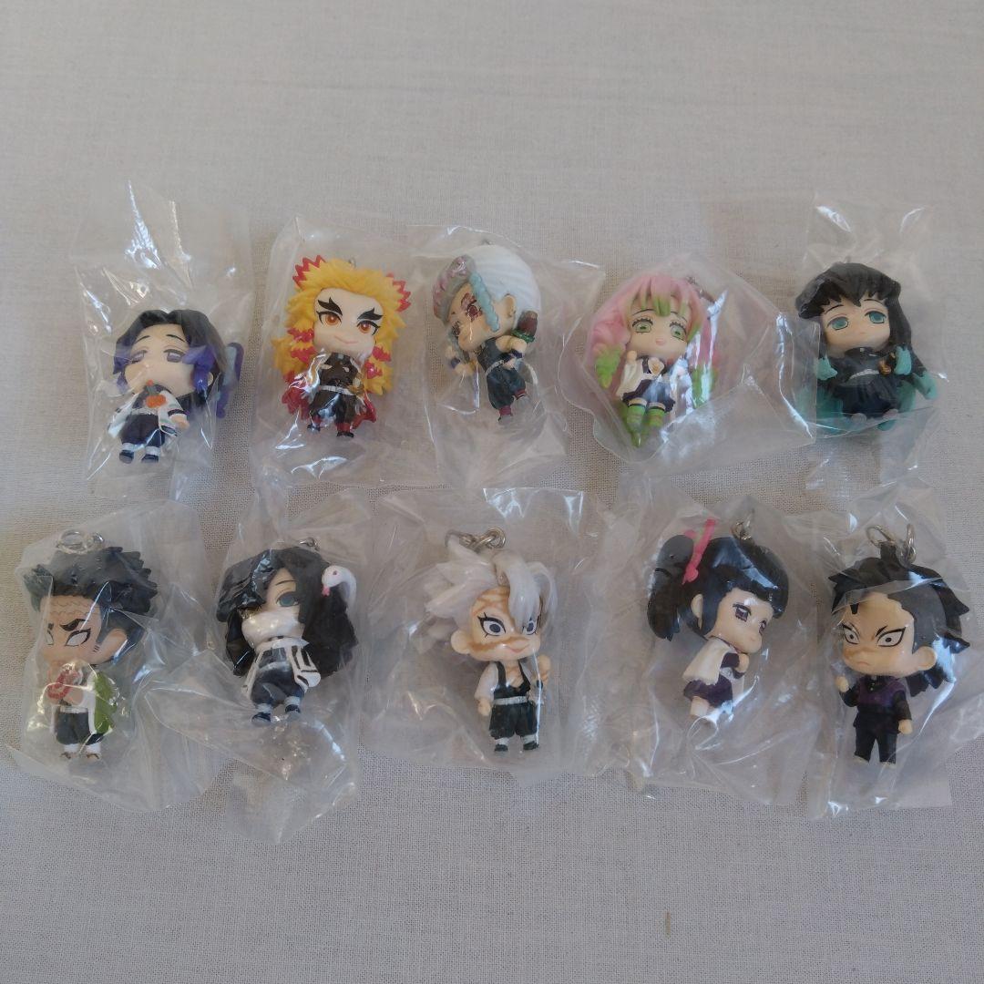 鬼滅の刃カラコレ第弍弾全10種コンプリートマスコットキーホルダー鬼殺隊柱無限城編