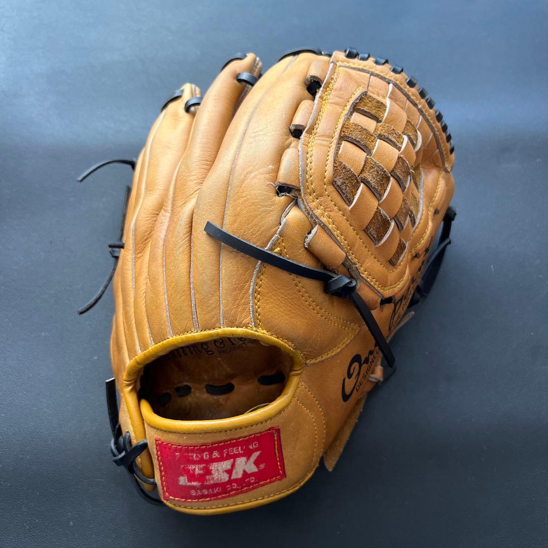 SSK 軟式野球グローブ 全紐交換、グリスアップ済み ヴィンテージ