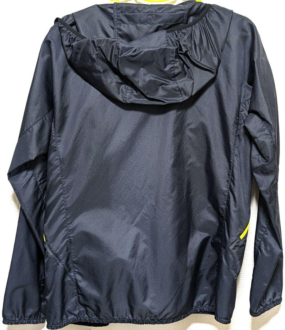 美品　THE NORTH FACE フード付きウィンドブレーカー M 黒　タグ付