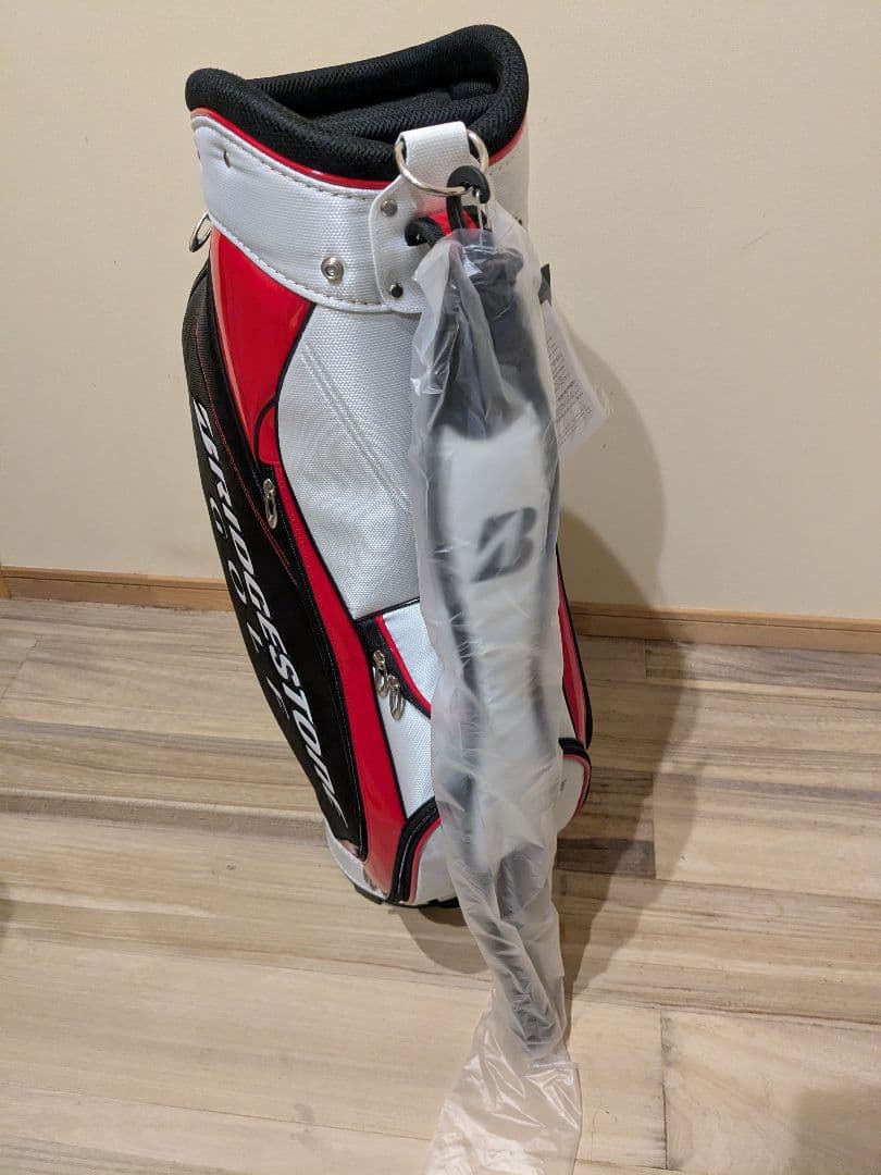 BRIDGESTONE GOLF キャディバッグ 白黒赤
