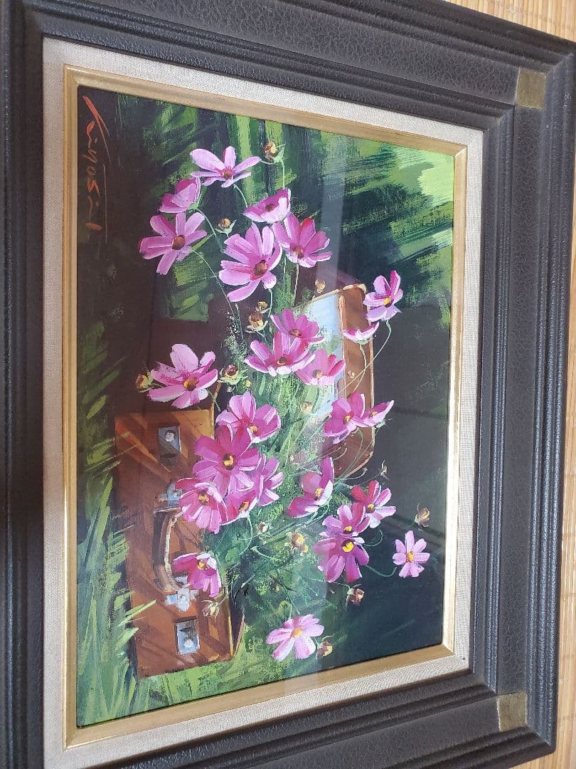 コスモス(Ⅰ) 田中清 絵画 日本画