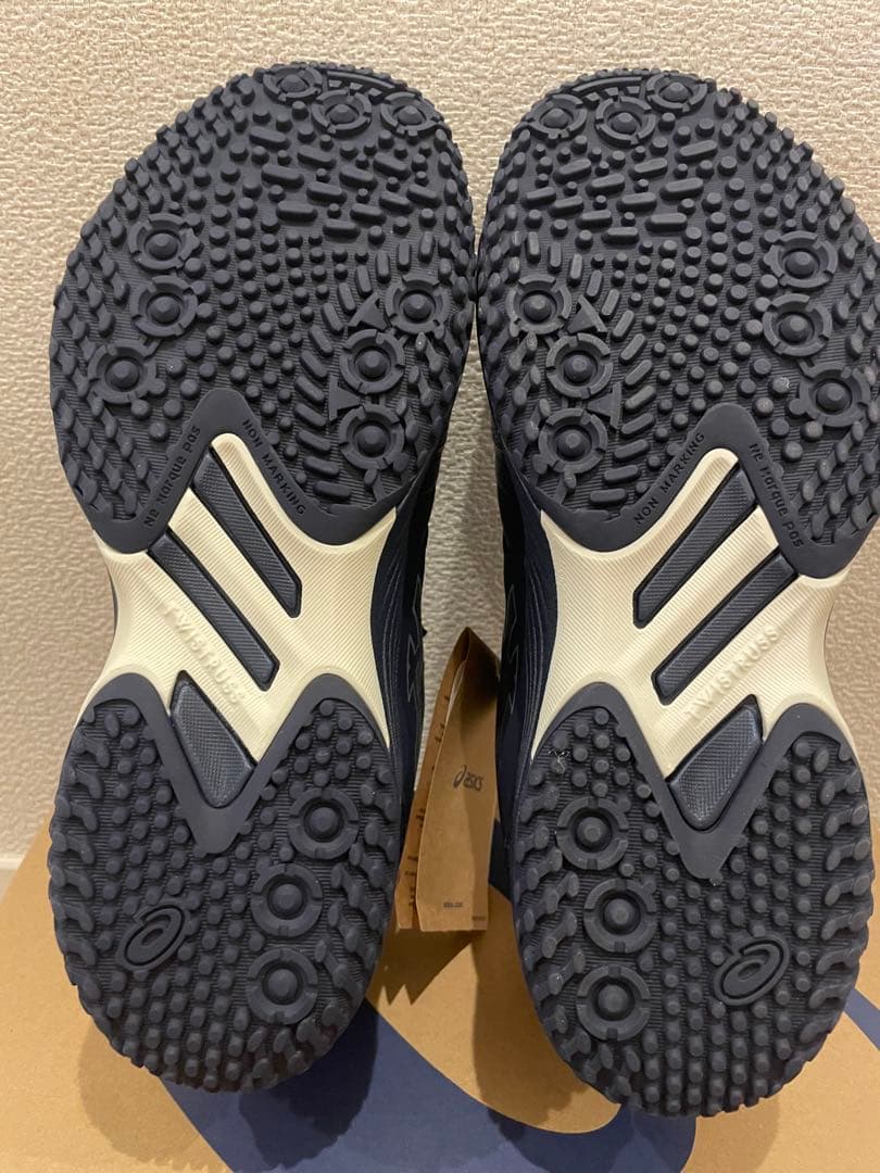 アシックス　テニスシューズ　25センチ　オムニクレー用