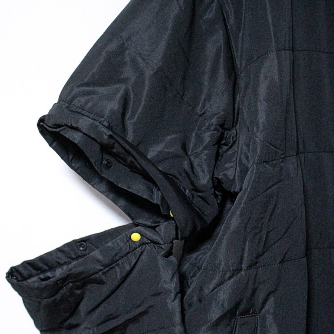 未使用 ブリヂストンゴルフ 長袖半袖 2WAY 中綿ブルゾン Lサイズ 黒