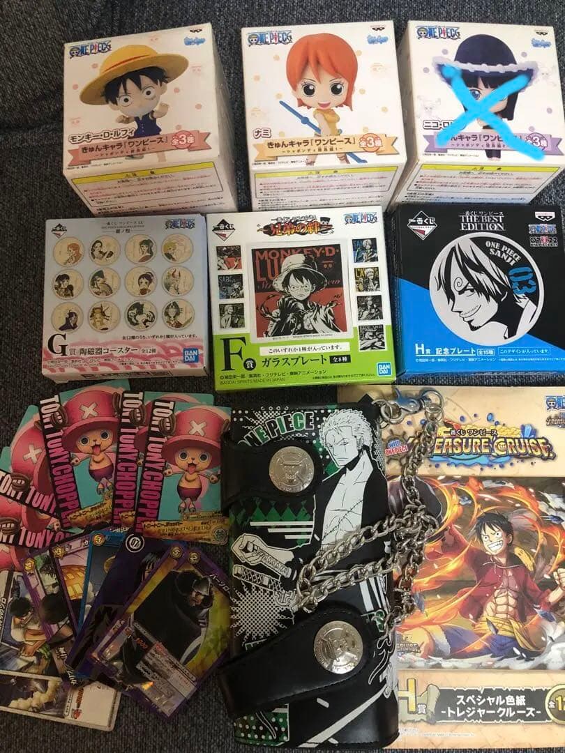 ワンピースグッズ　長財布　一番くじ　カード