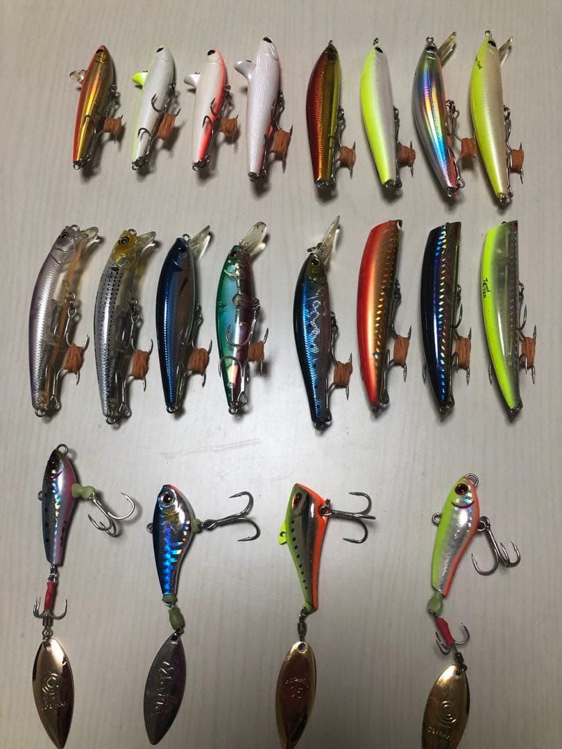 シーバスルアーセット 20個 多少の傷汚れ有り