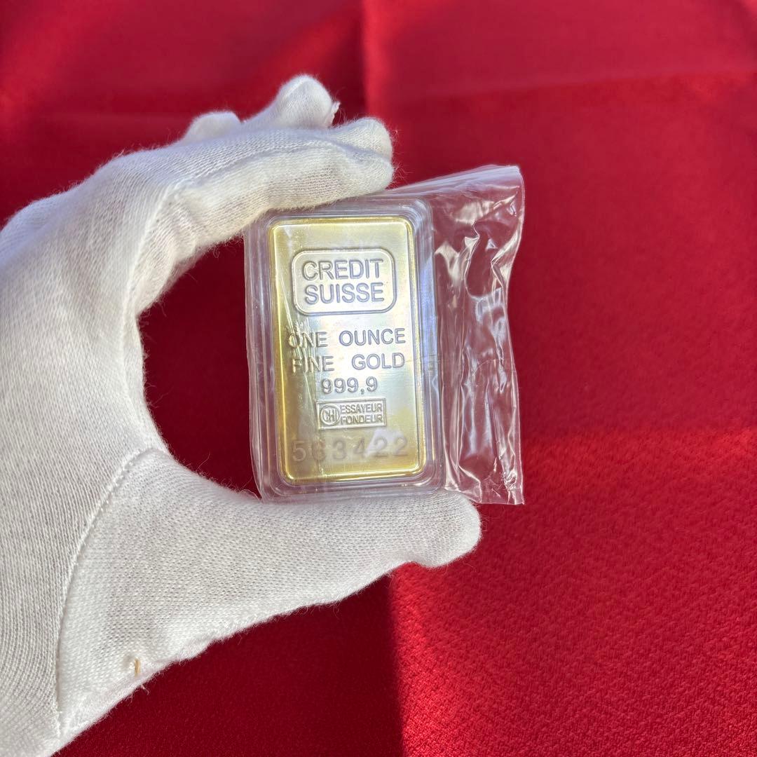 ひ*り様 ✨大好評✨レプリカ　最強金運仕事運　金　クレディ・スイス ゴールド イ