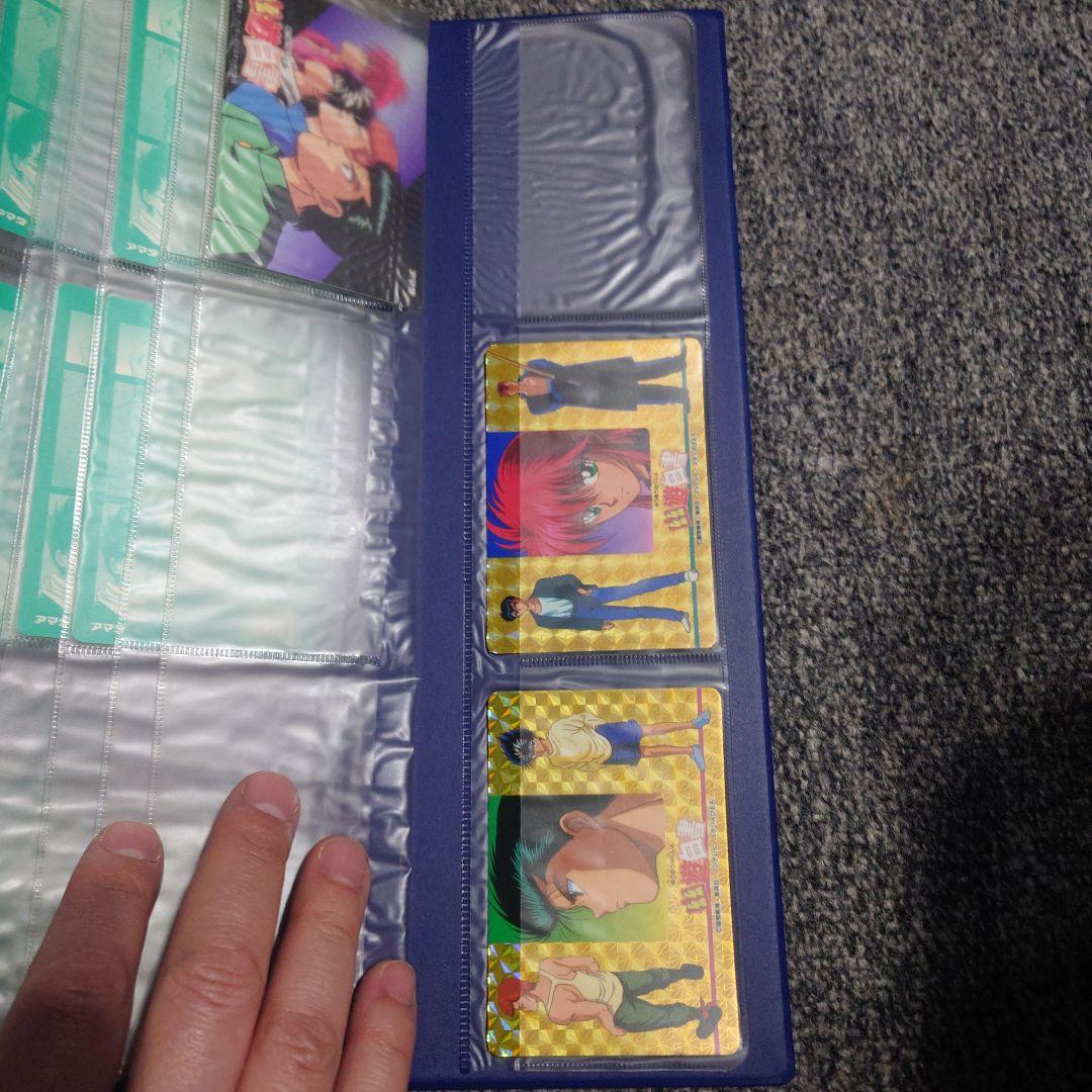 幽遊白書 カードダス アマダ ヒーローコレクション アルバム+カード