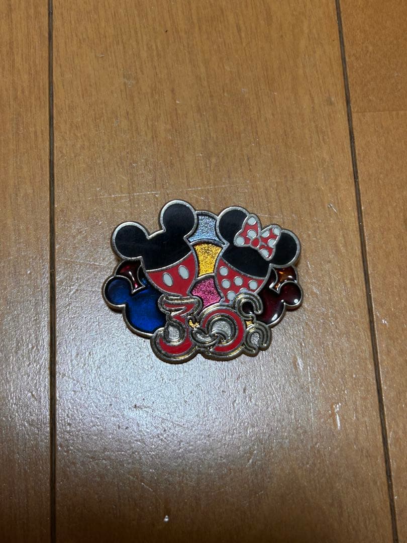 Disney 30周年ミッキー ミニー ピンバッジ