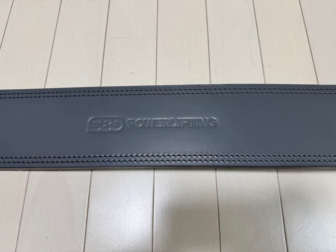 SBD パワーリフティングベルト Forge×グレーバックル 13mm Mサイズ