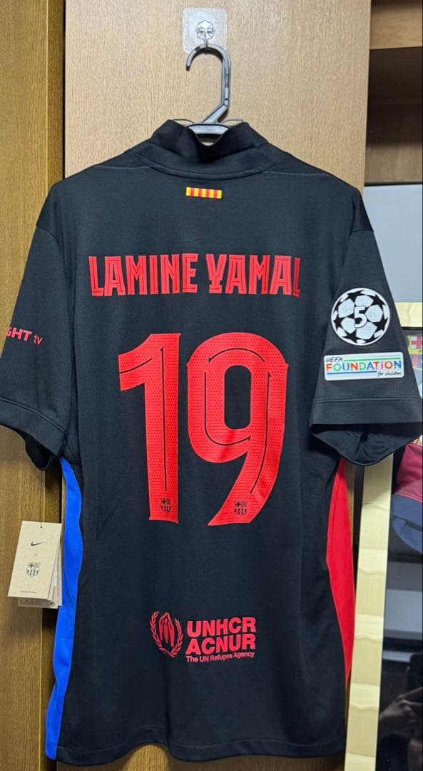 正規品 ラミン・ヤマル　FCバルセロナ24-25 AWAY 背番号19