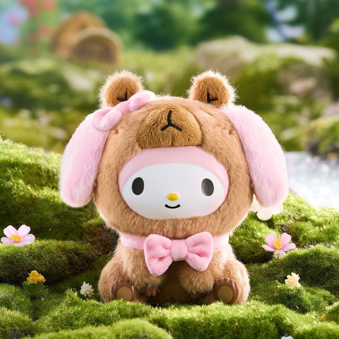 MINISO サンリオ　カピバラ　ぬいぐるみチャーム　6点セット