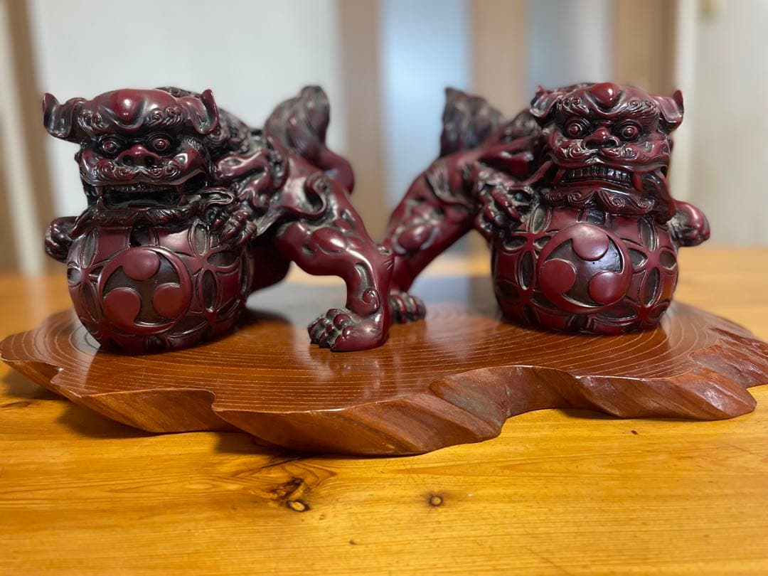 琉球シーサー魔除け 縁起物 寿山石 じゅうざんせき