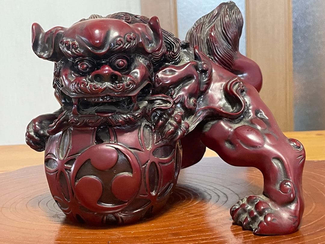 琉球シーサー魔除け 縁起物 寿山石 じゅうざんせき