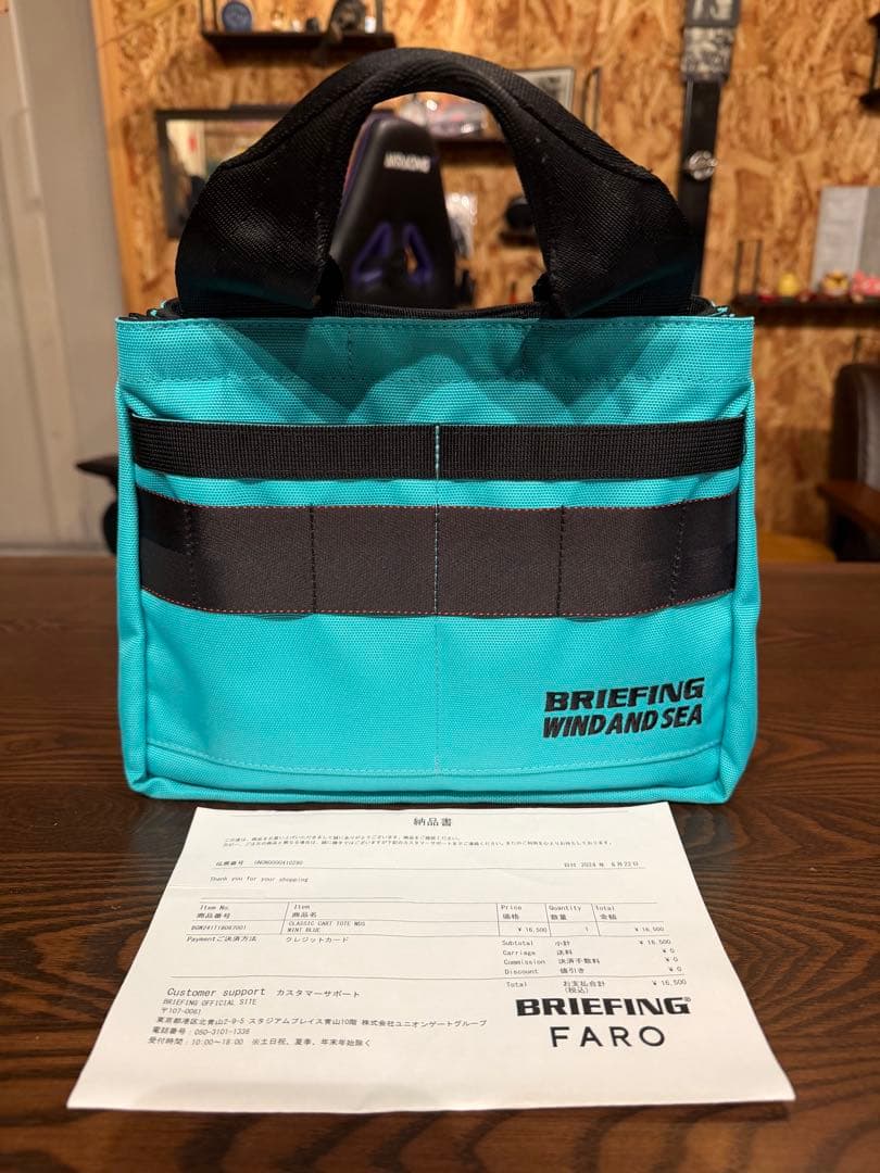 BRIEFING WIND AND SEA コラボ　カートバック　新品未使用