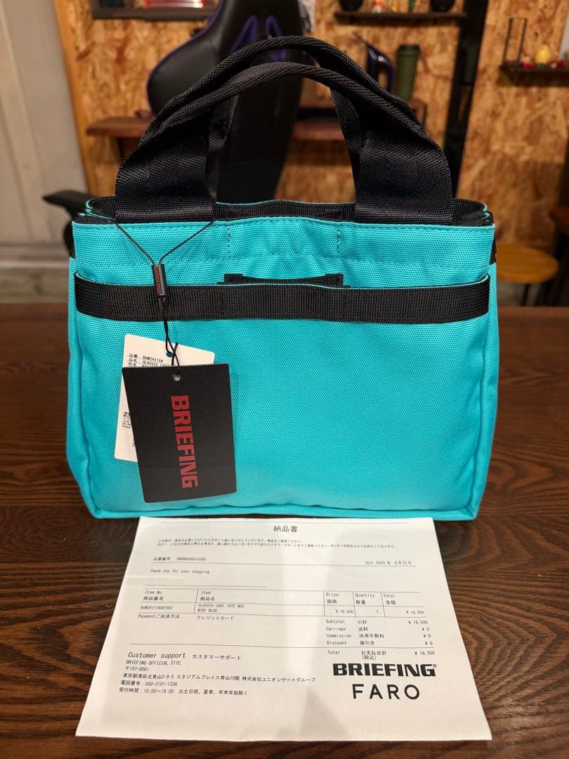 BRIEFING WIND AND SEA コラボ　カートバック　新品未使用